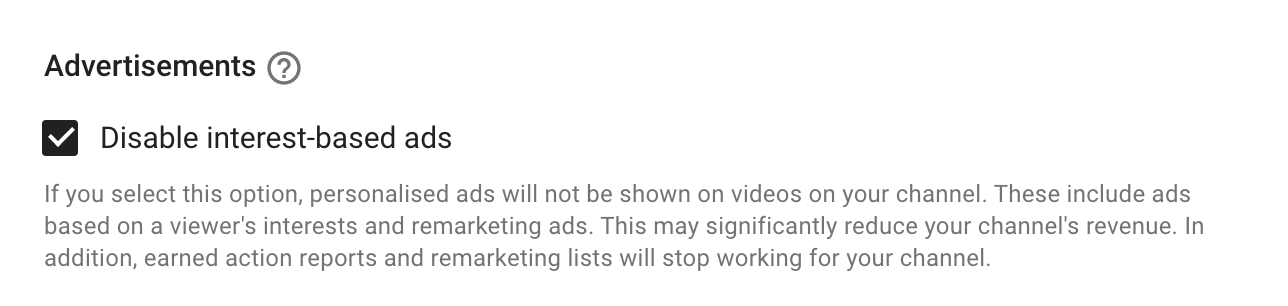 Ads Disabled on YouTube - Light Mode